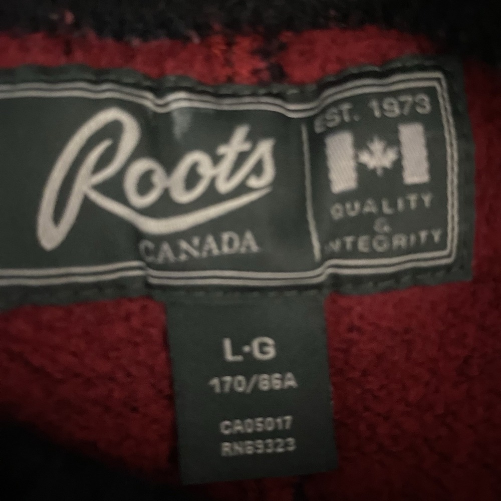 Roots Athletics Men's Black Fleece Jogger Sweatpants Size L - Picture 7 of 9